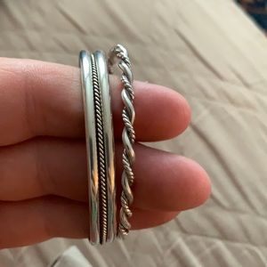 Sterling cuffs